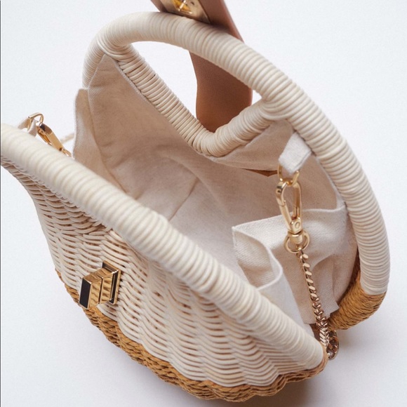 Crossbody woven bag - Picture 4 of 8